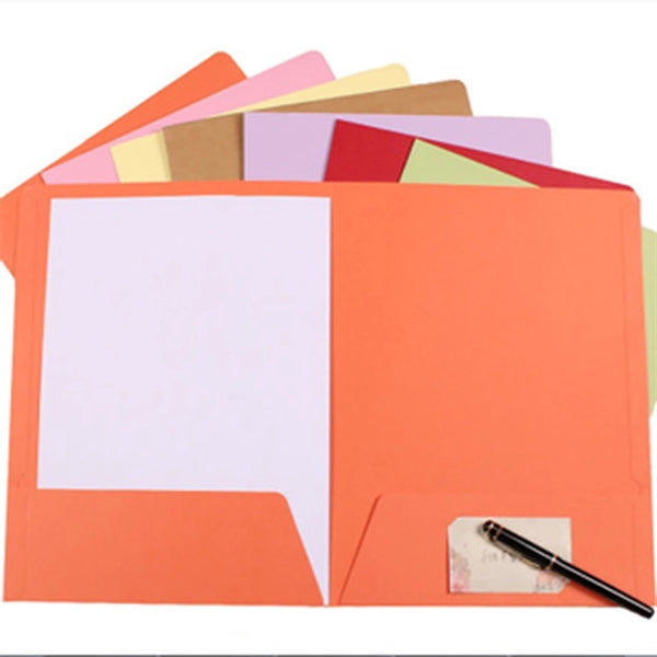 A4 paper double pocket folder