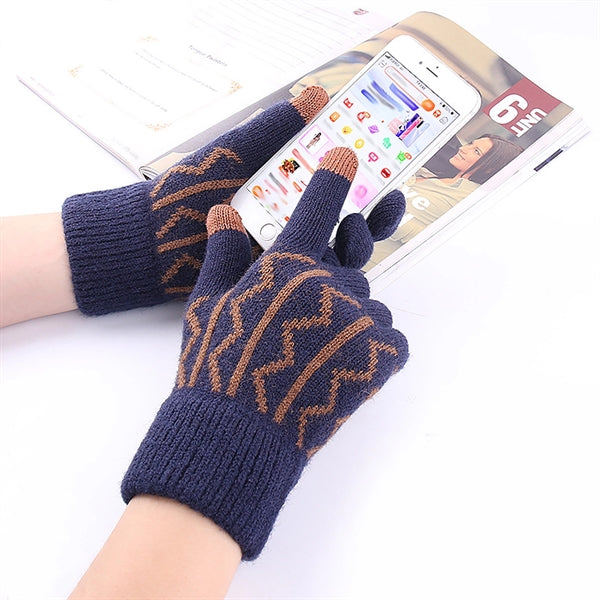 Warm Knitted Gloves