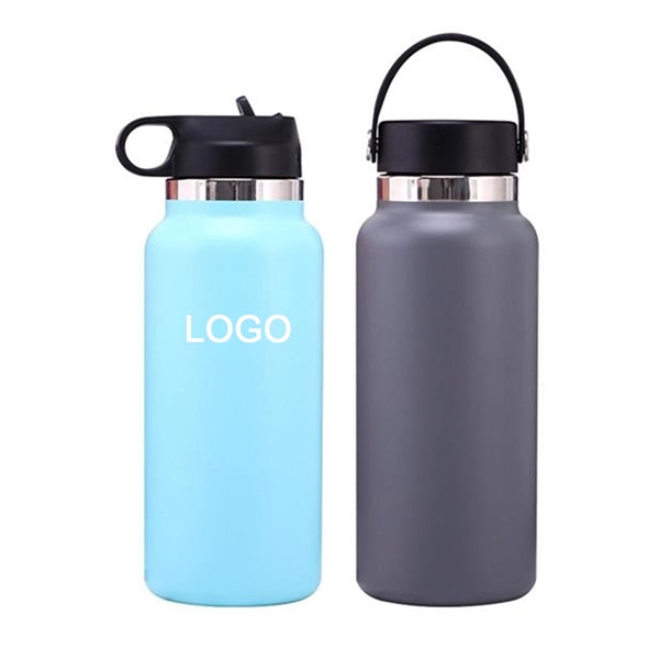 32oz Stainless Steel Sports Water Bottle