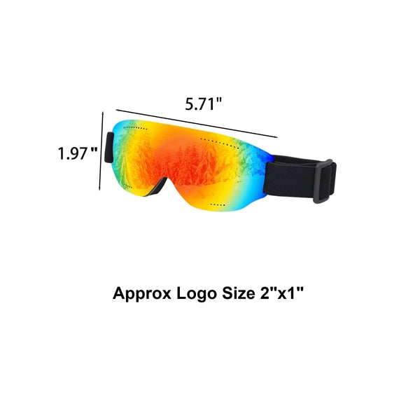 Single-layer Ski Frame Glasses For Children In Winter
