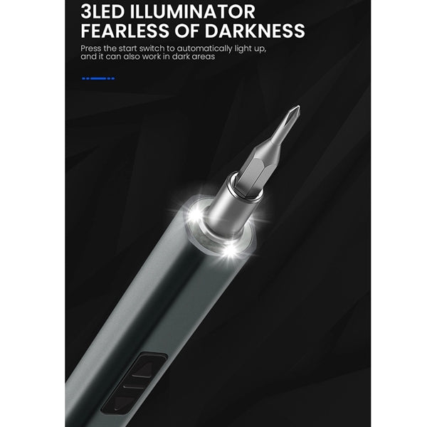 Rechargeable Electric Mini Screwdriver Pen Set with 10 Bits