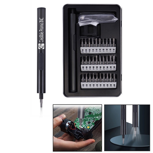 Rechargeable Electric Mini Screwdriver Pen Set with 30 Bits