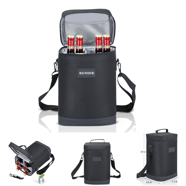 4 Bottle Wine Cooler Bag