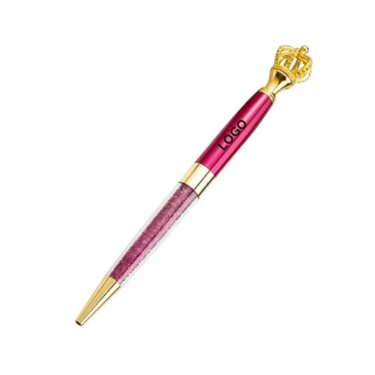 Crown Decoration Metal Ball Pen