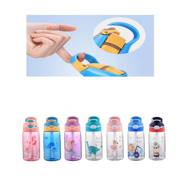 Kids Tritan Water Bottle With Autospout Straw
