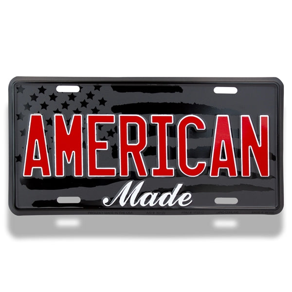 Embossed Aluminum License Plates