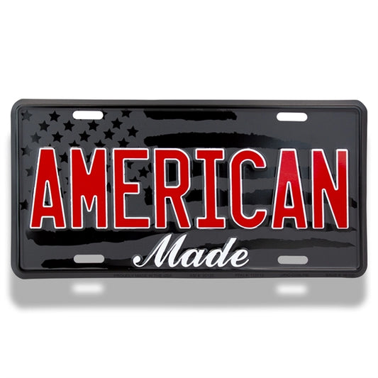 Embossed Aluminum License Plates