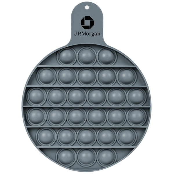 Round Fiddle Popper Silicone Sensory Toy