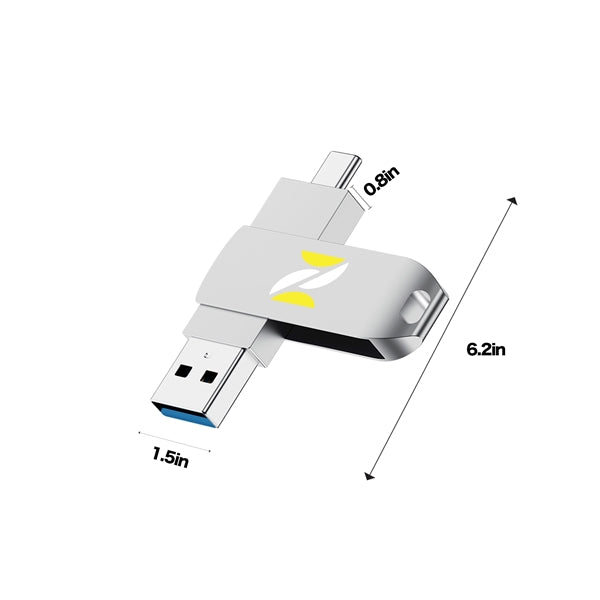 Type-c Mobile Phone Computer Dual-Use Metal Flash Drive