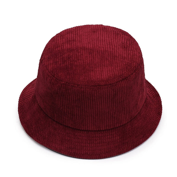 Unisex Corduroy Fisherman Hat