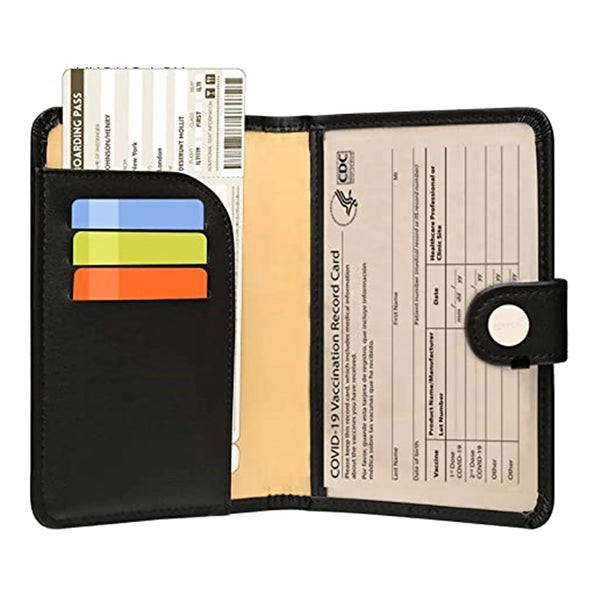 Rfid Blocking Travel Passport Holder Cover Slim Id Card Case