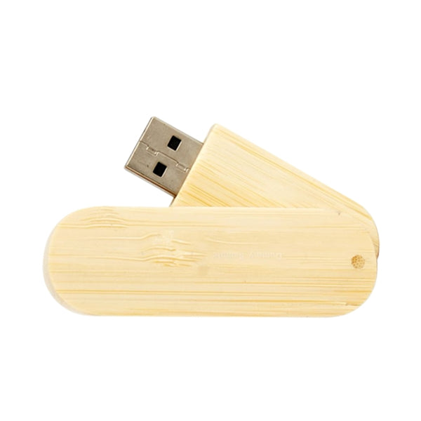 Hinsdale Eco-Friendly Bamboo Swivel USB