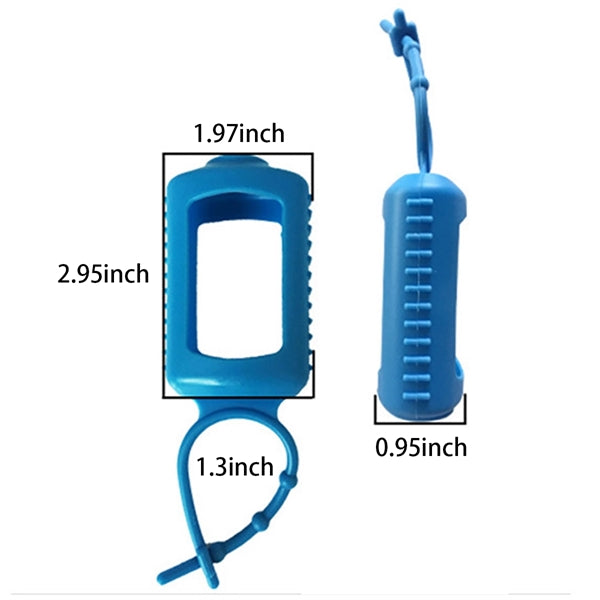 Silicone Sleeve Keychain Holder 2oz