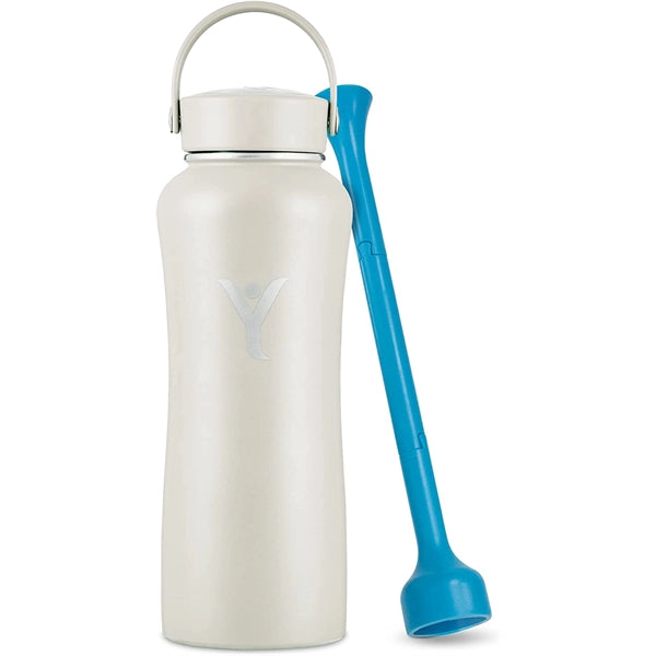 DYLN Alkaline Water Bottle with Wide Mouth Cap 40 oz