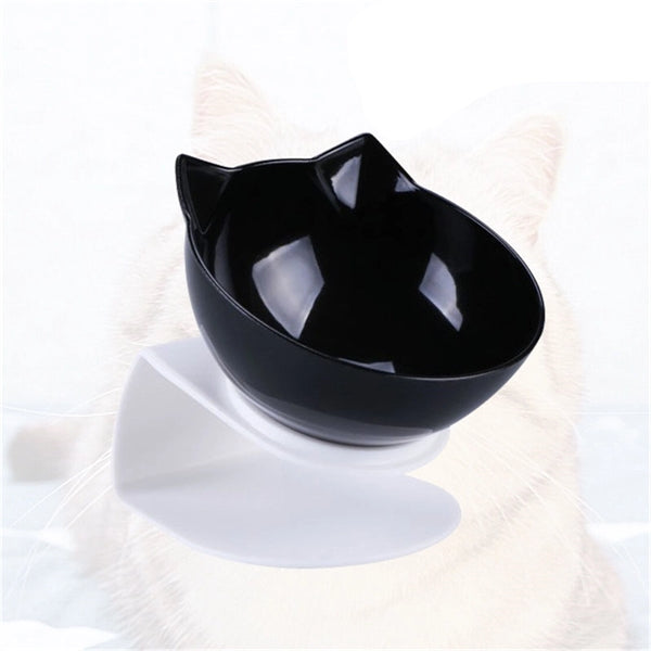 Pet Food Bowls Elevated Tilted