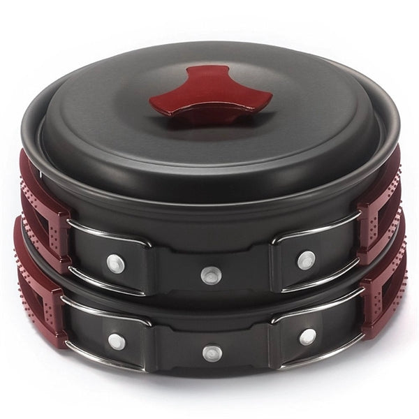 Camping Cookware Mess Kit for Backpacking Gear