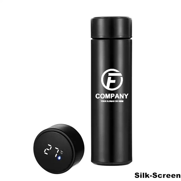 Double Wall Vacuum Water Bottle With LED Temperature Display