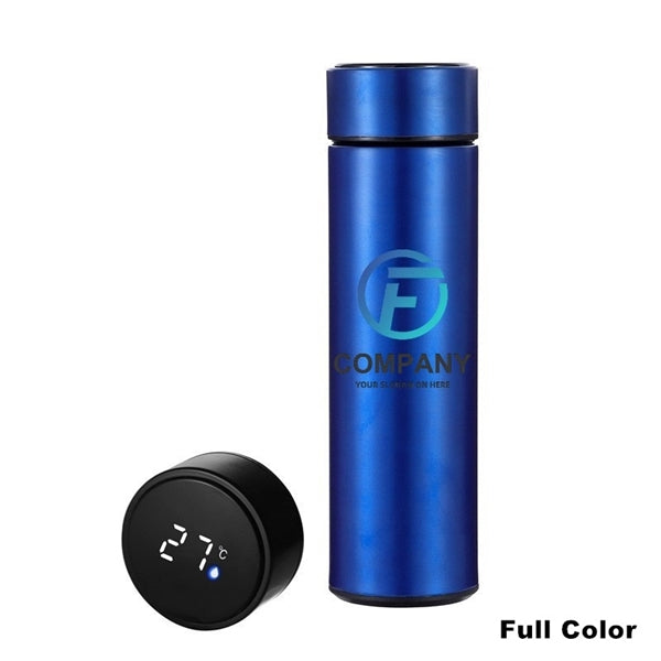 Double Wall Vacuum Water Bottle With LED Temperature Display