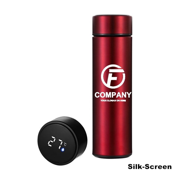Double Wall Vacuum Water Bottle With LED Temperature Display