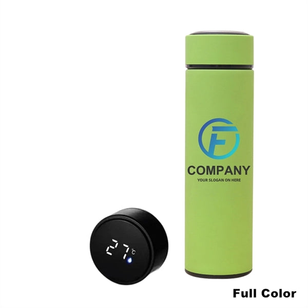 Double Wall Vacuum Water Bottle With LED Temperature Display