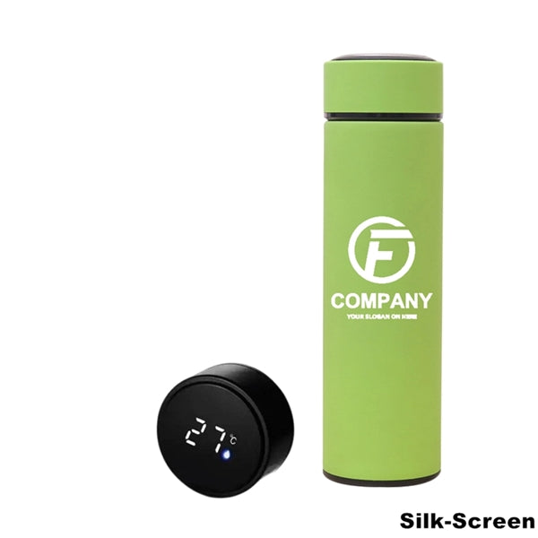 Double Wall Vacuum Water Bottle With LED Temperature Display