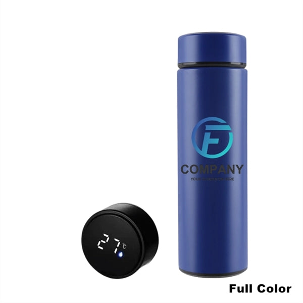 Double Wall Vacuum Water Bottle With LED Temperature Display