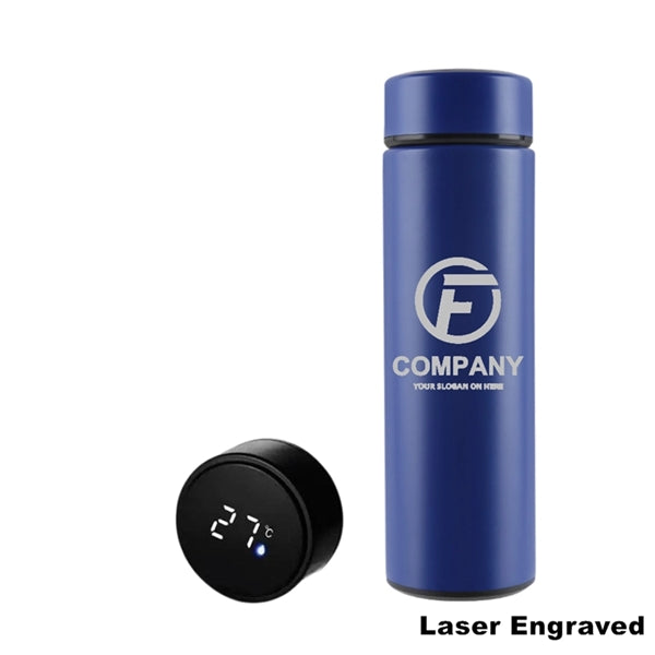 Double Wall Vacuum Water Bottle With LED Temperature Display