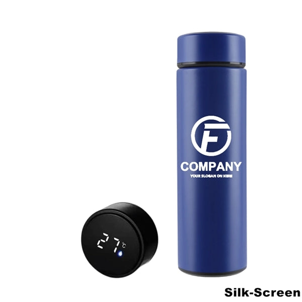 Double Wall Vacuum Water Bottle With LED Temperature Display