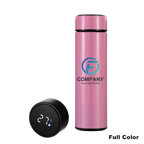 Double Wall Vacuum Water Bottle With LED Temperature Display