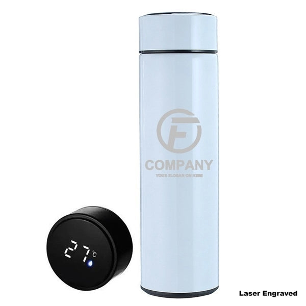 Double Wall Vacuum Water Bottle With LED Temperature Display