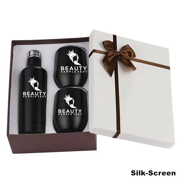 Sublimation Stainless Steel Wine Chiller Gift Set