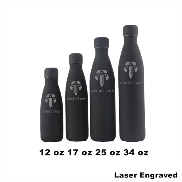 12/17 oz Double Wall Vacuum Insulated Metal Water Bottle