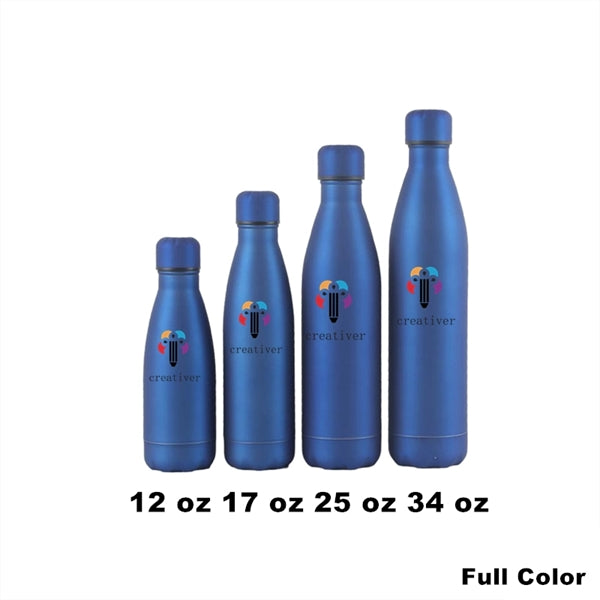 12/17 oz Double Wall Vacuum Insulated Metal Water Bottle