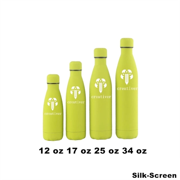 12/17 oz Double Wall Vacuum Insulated Metal Water Bottle