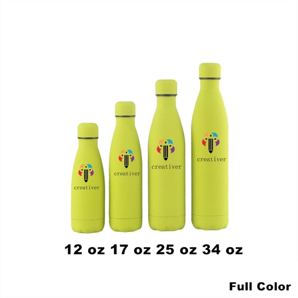12/17 oz Double Wall Vacuum Insulated Metal Water Bottle