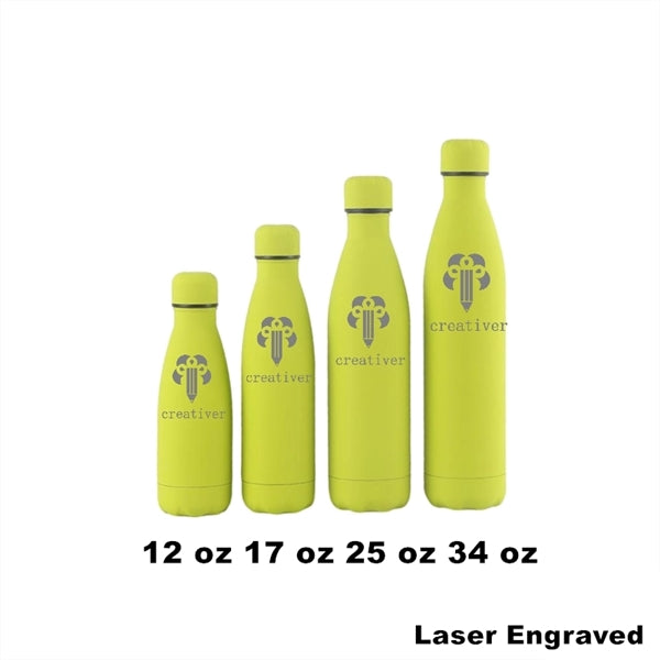 12/17 oz Double Wall Vacuum Insulated Metal Water Bottle