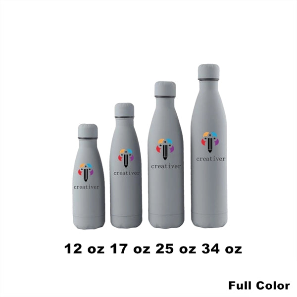 12/17 oz Double Wall Vacuum Insulated Metal Water Bottle