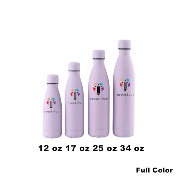 12/17 oz Double Wall Vacuum Insulated Metal Water Bottle