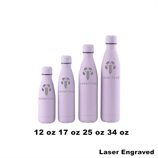 12/17 oz Double Wall Vacuum Insulated Metal Water Bottle