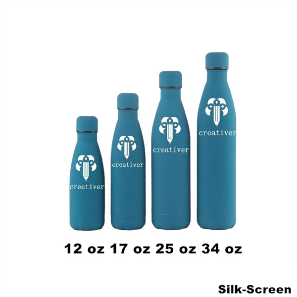 12/17 oz Double Wall Vacuum Insulated Metal Water Bottle