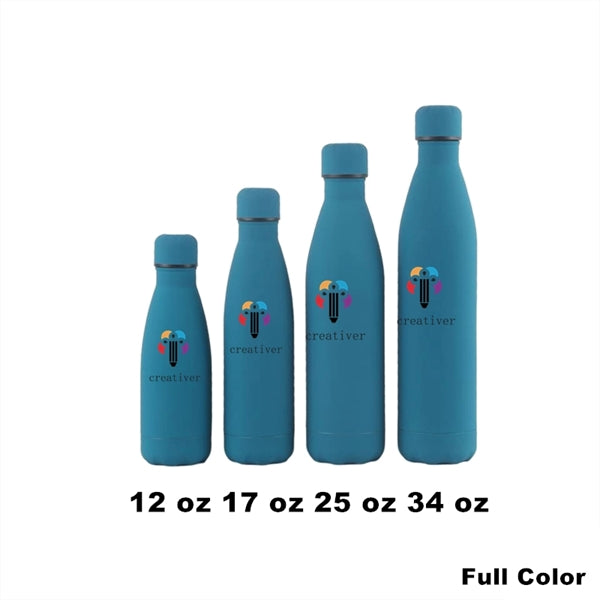 12/17 oz Double Wall Vacuum Insulated Metal Water Bottle