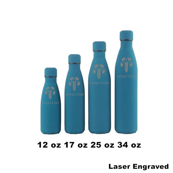 12/17 oz Double Wall Vacuum Insulated Metal Water Bottle