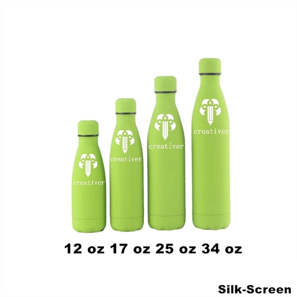 12/17 oz Double Wall Vacuum Insulated Metal Water Bottle