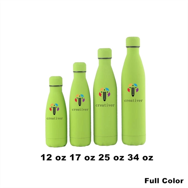 12/17 oz Double Wall Vacuum Insulated Metal Water Bottle