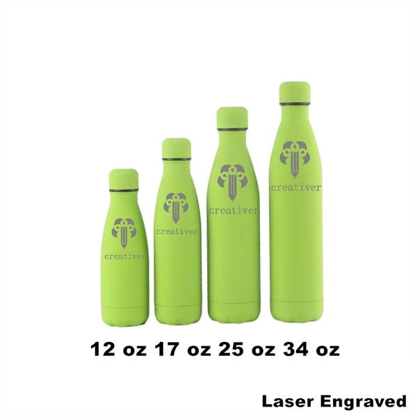 12/17 oz Double Wall Vacuum Insulated Metal Water Bottle