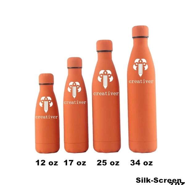 12/17 oz Double Wall Vacuum Insulated Metal Water Bottle