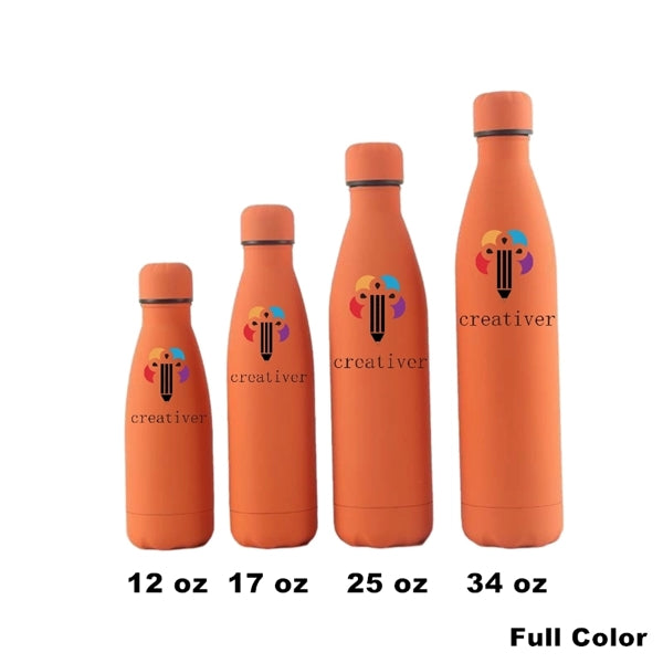 12/17 oz Double Wall Vacuum Insulated Metal Water Bottle