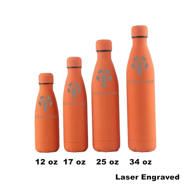 12/17 oz Double Wall Vacuum Insulated Metal Water Bottle