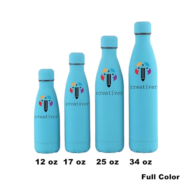 12/17 oz Double Wall Vacuum Insulated Metal Water Bottle