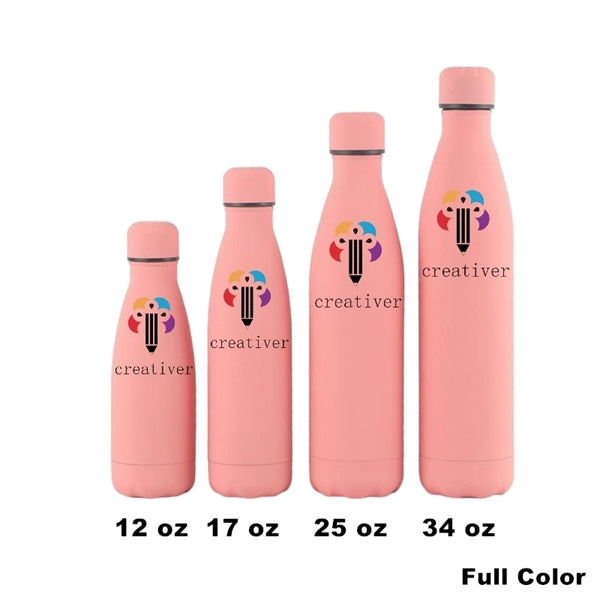 12/17 oz Double Wall Vacuum Insulated Metal Water Bottle